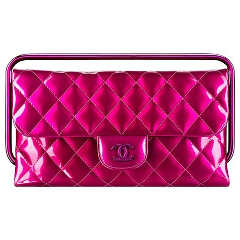 chanel hot pink clutch|Chanel clutch price.